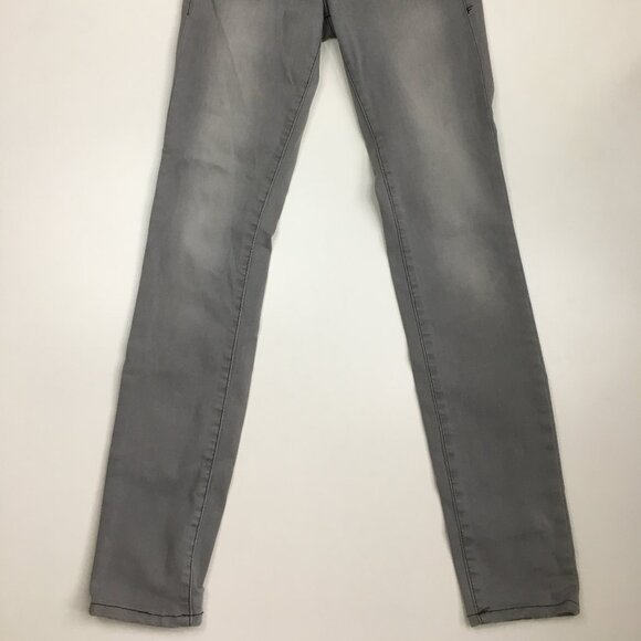 FRAME Denim Gray Westgate 5 Pocket Logo Hardware Le Skinny De Jeanne Crop Jeans - Picture 10 of 16